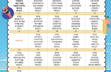 2026년 8월 사랑의식당 식단표…게시글의 첨부 이미지